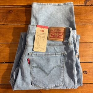 Levi's 314 Shaping Straight Leg Jeans Light Wash Women's 10 *30x32 Stretch NEW